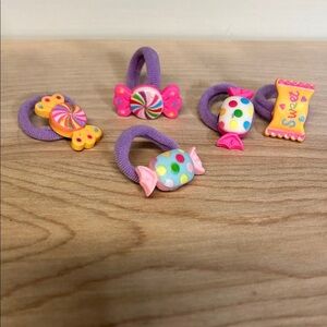 Colorful Candy-Themed Hair Tied mini  for Kids